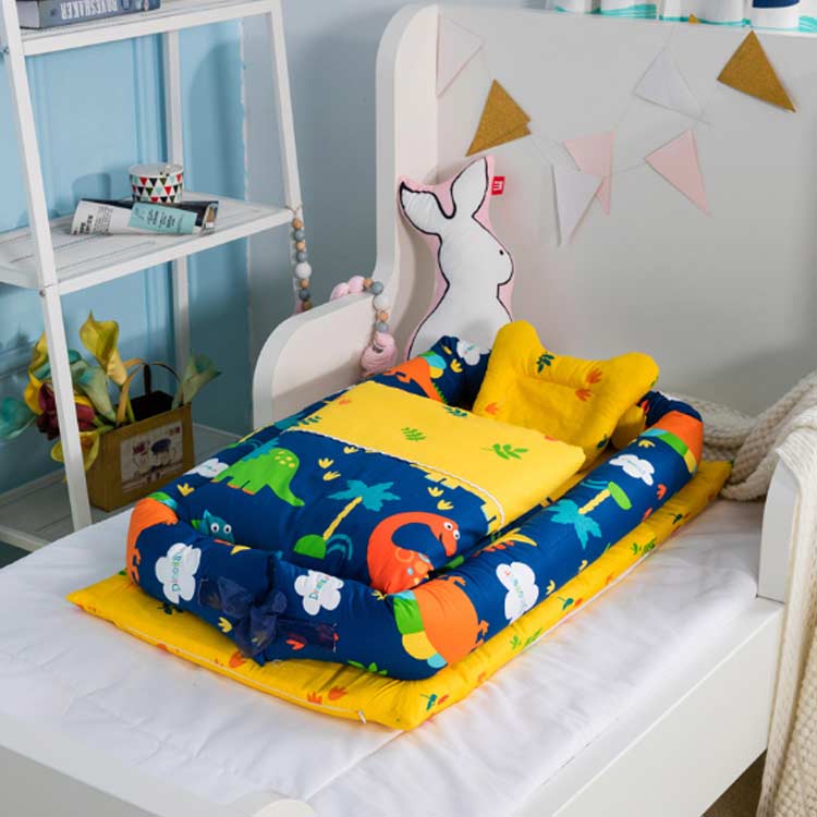 ベビーベッド ベッドインベッド 布団カバー 昼寝布団 折りたたみ 持ち運び コンパクト 添い寝 男の子 女の子 0歳〜3歳 ベビーベッド 折り畳み 赤ちゃん ベビー 出産祝い 新生児 長く使える 寝返り防止 転落防止 洗濯可能 通気性 送料無料 3