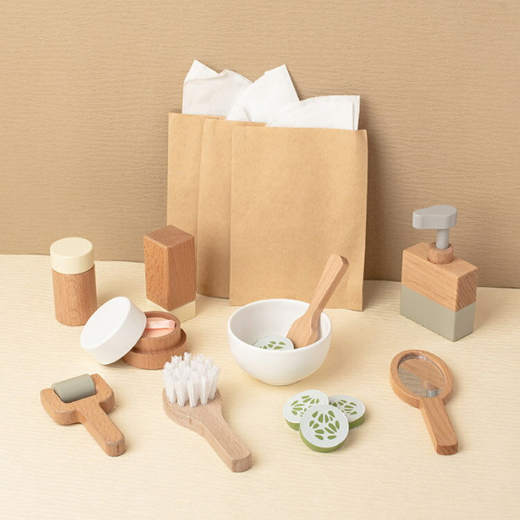 メイク おもちゃ 木製 メイクセット メイクアップセット 子供用 化粧品おもちゃ お化粧 2歳 3歳 4歳 5歳 女の子 キッズ ままごと ごっこ遊び 木のおもちゃ 美容師 おもちゃ ままごっと 幼児 子ども 木製玩具 子ども 誕生日プレゼント クリスマス ギフト