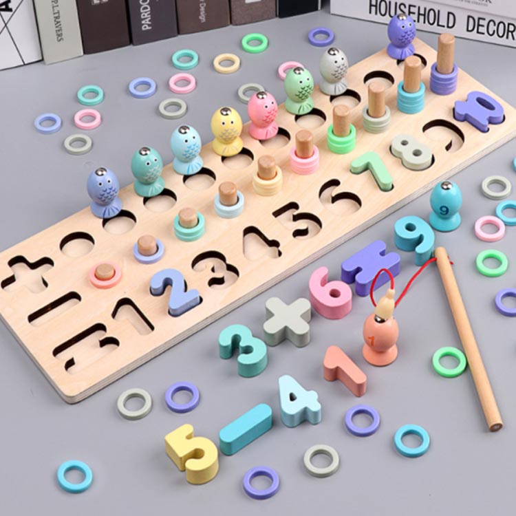 モンテッソーリ おもちゃ 釣りおもちゃ ゲーム 3歳 教具 知育玩具 学習玩具 積み木 釣り 数字 木製パズル 算数 勉強 ゲーム 魚 木製パズル 型はめ 想像力 創造力 クリスマス 誕生日 プレゼント 供用 男の子 女の子 キッズ 1歳 2歳 3歳 4歳