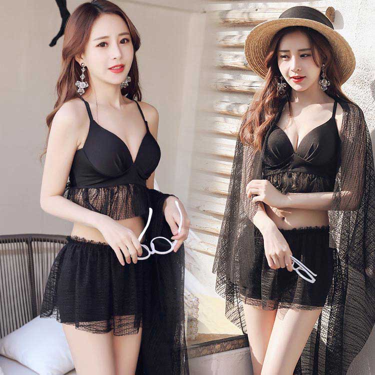 送料無料 水着 ビキニ レディース レディース水着 セパレート 可愛い オトナ女子 盛れる きれいめ 海水浴 温泉 ビーチ 大人 おしゃれ くすみカラー フリル レース 大人 上品 透け感 水泳 みずぎ リゾート グレー ブルー ブラック 白 ピンク