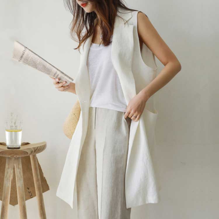 【2025年秋冬新作】ププラ PUPULA カットソー ノースリーブ タンクトップ 薄手 ハイネック インナー 重ね着 きれいめ・157178-0142502(レディース)