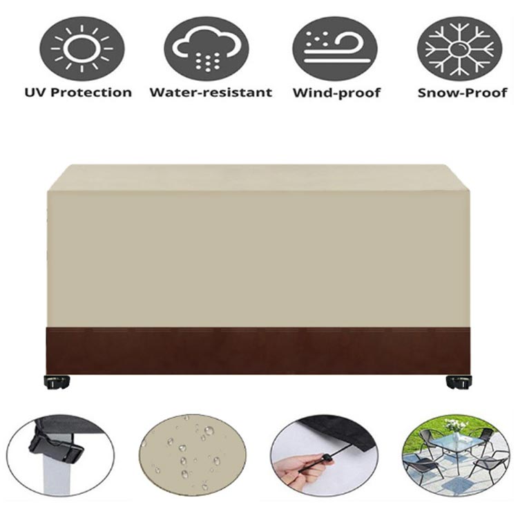 固定バックル付き 家具カバー 防水 大型 屋外 家具カバー UVカット ファニチャーカ...
