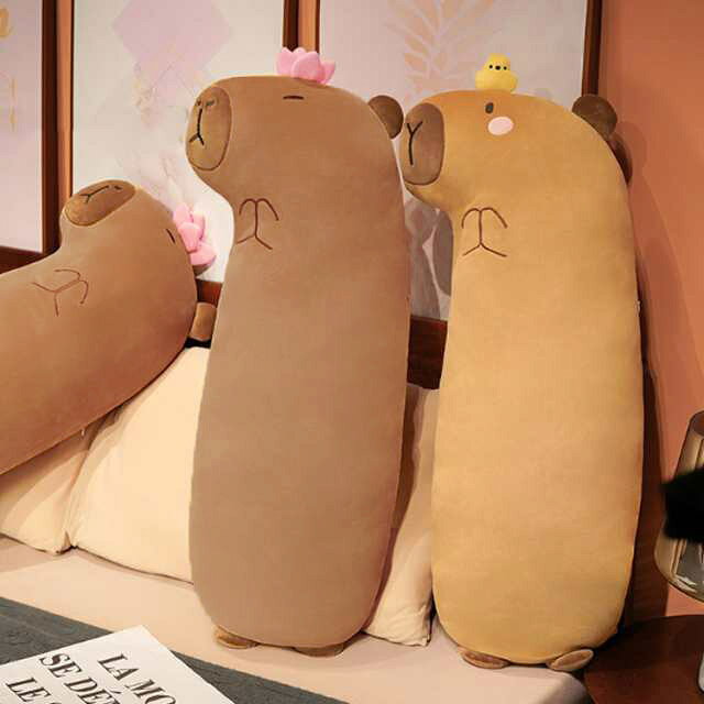 抱き枕 120cm 98cm 横向き寝 添い寝まくら カピバラ 動物 抱き枕 ロング枕 クッション ロング だきまくら カバーを取り外す 洗える ぬいぐるみ 玩具 もちもち 抱きまくら ぬいぐるみ クッション 癒しグッズ マタニティ 妊婦 クリスマス プレゼント 誕生日 ギフト 3