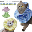 エリザベスカラー 柔らか 猫 犬 フリル 簡単装着 ネコ 術後 ソフトタイプ 猫用 犬用 かわいい スタイ サイズ調整 介護 首回り 軽量 調節可能 子猫 成猫...