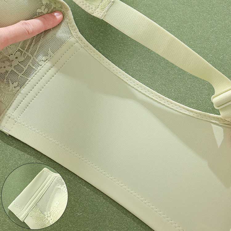 脇高 ブラジャー ノンワイヤー 小胸 盛れる かわいい 総レース ワイヤレスブラ レディース 下着 インナー ナイトブラ しっかり 補正 谷間 フェミニン プチバスト 小さいサイズ 通気性 蒸れない 送料無料