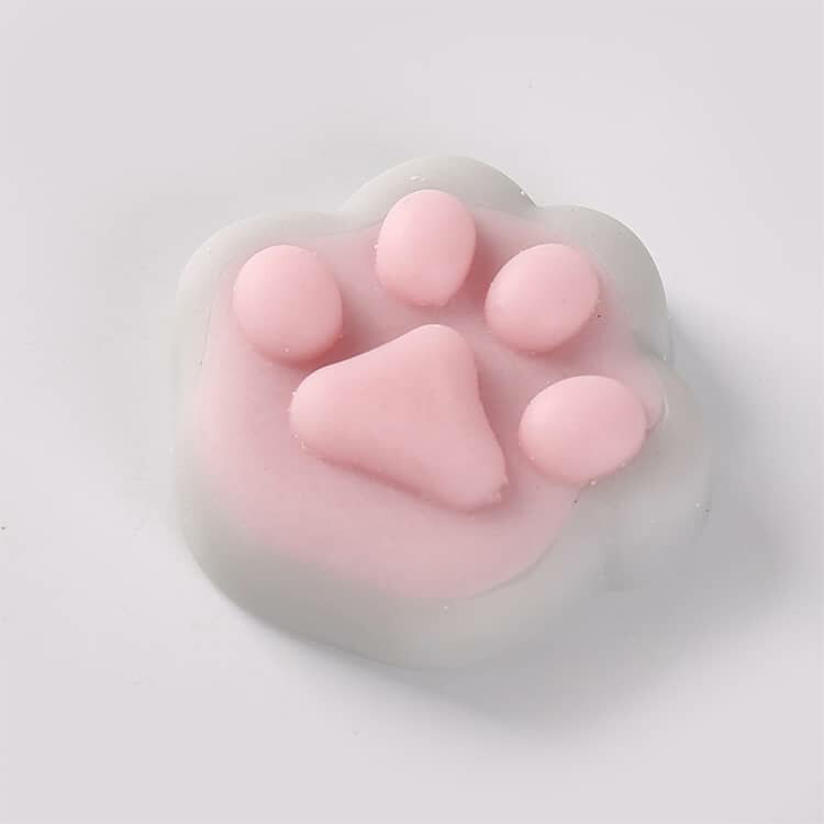 【10個セット】 スクイーズ 肉球 ぷにぷに シールに貼る もちもち おしりスクイー...