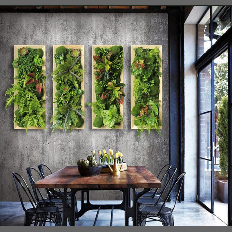 壁飾り 観葉植物 お花壁飾り 壁掛けインテリア ウォールディスプレイ フェイクグリーン 光触媒 壁面飾り k26