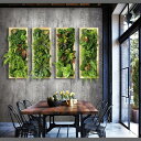 壁飾り 観葉植物 お花壁飾り 壁掛けインテリア ウォールディスプレイ フェイクグリーン 光触媒 壁面飾り k26