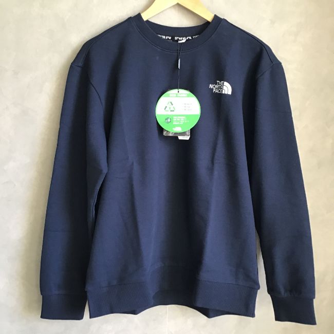 【中古】【メンズ】THE NORTH FACE/ノースフェイス/GO-GREEN SWEATSHIRTS/ゴー グリーン スウェットシャツ/NM5ML01N/ネイビー/サイズL