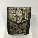 【中古】【メンズ】Dios Bras/ディオブラス/折りたたみ/財布/ウォレット/クロコ/蛇/アニマル柄/(4)