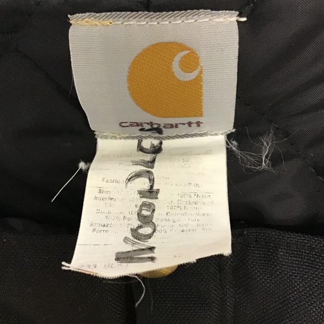 【中古】【メンズ】Carhartt/カーハート/オーバーオール/パンツ/ブラック/黒/サイズ不明