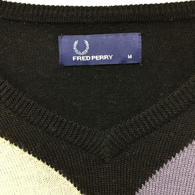 【中古】【メンズ】FRED PERRY/フレッドペリー/ニット/トップス/サイズM