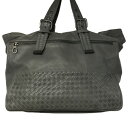 【併売品】【中古】【メンズ】【レディース】BOTTEGA VENETA/ボッテガヴェネタ/カーフレザー/イントレチャート/トートバッグ/グレー/BO6351282Y