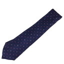 【併売品】【中古】【メンズ】BVLGARI/ブルガリ/tie davide pizzigow/デザイン ネクタイ/ブルー