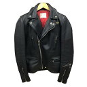 【併売】【中古】Levis Lether ルイスレザー 391 LIGHTNING ライトニング レザー ブラック 36