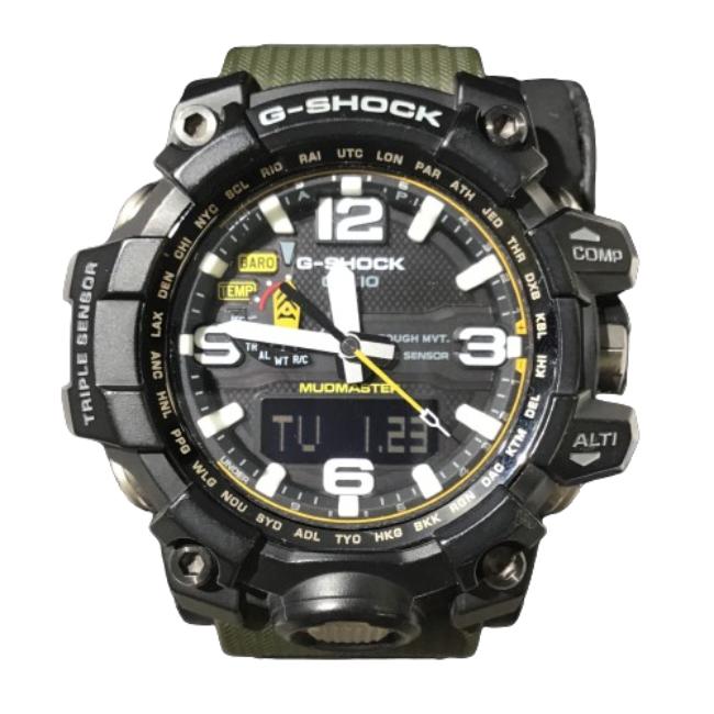 【併売】【古品】 【メンズ】 G-SHOCK ジーショック MASTER OF G MUDMASTER マッドマスター GWG-1000-1A3JF グリーン 腕時計