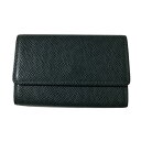 【併売品】【中古】Louis Vuitton ルイヴィトン Multicle 6 Taiga 6-key case ミュルティクレ6 タイガ 6連キーケース M30534 CA0996 グリーン