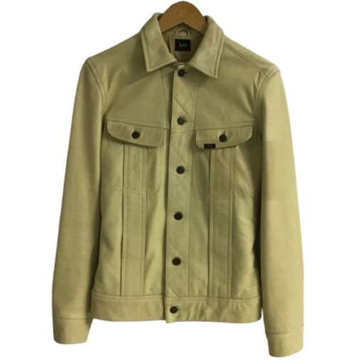 【中古】【メンズ】LEE 牛革 レザーセットアップ ベージュ サイズ38 30×34 【中古】【メンズ】LEE 牛革 レザーセットアップ ベージュ サイズ38 30×34