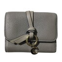 【併売】【中古】【レディース】Chloe クロエ Alphabet Mini Trifoldアルファベットミニトリフォールド 財布 グレー(4)