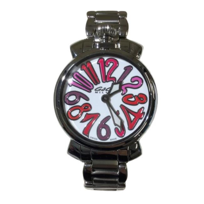 【併売】【中古】【レディース】ガガミラノマヌアーレ　35MM腕時計　レディースGaGaMILANOGAG60204