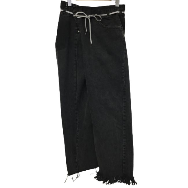 【併売品】【中古】【レディース】MAISON EUREKA/Vintage Rework/Biggy Pants/巻きデニムパンツ/ラップパンツ/サイズS/W35～37cmのサムネイル