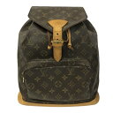 【併売品】【中古】【レディース】LOUIS VUITTON/ルイヴィトン/モンスリGM/モノグラム/リュック/M51135/MI0966/レザー部ダメージあり