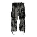   Off-White オフホワイト Bounce Tie Dye Ripstop Cargo Pants 'Warm Gray' バウンス タイダイ リップストップ カーゴパンツ グレー Lサイズ