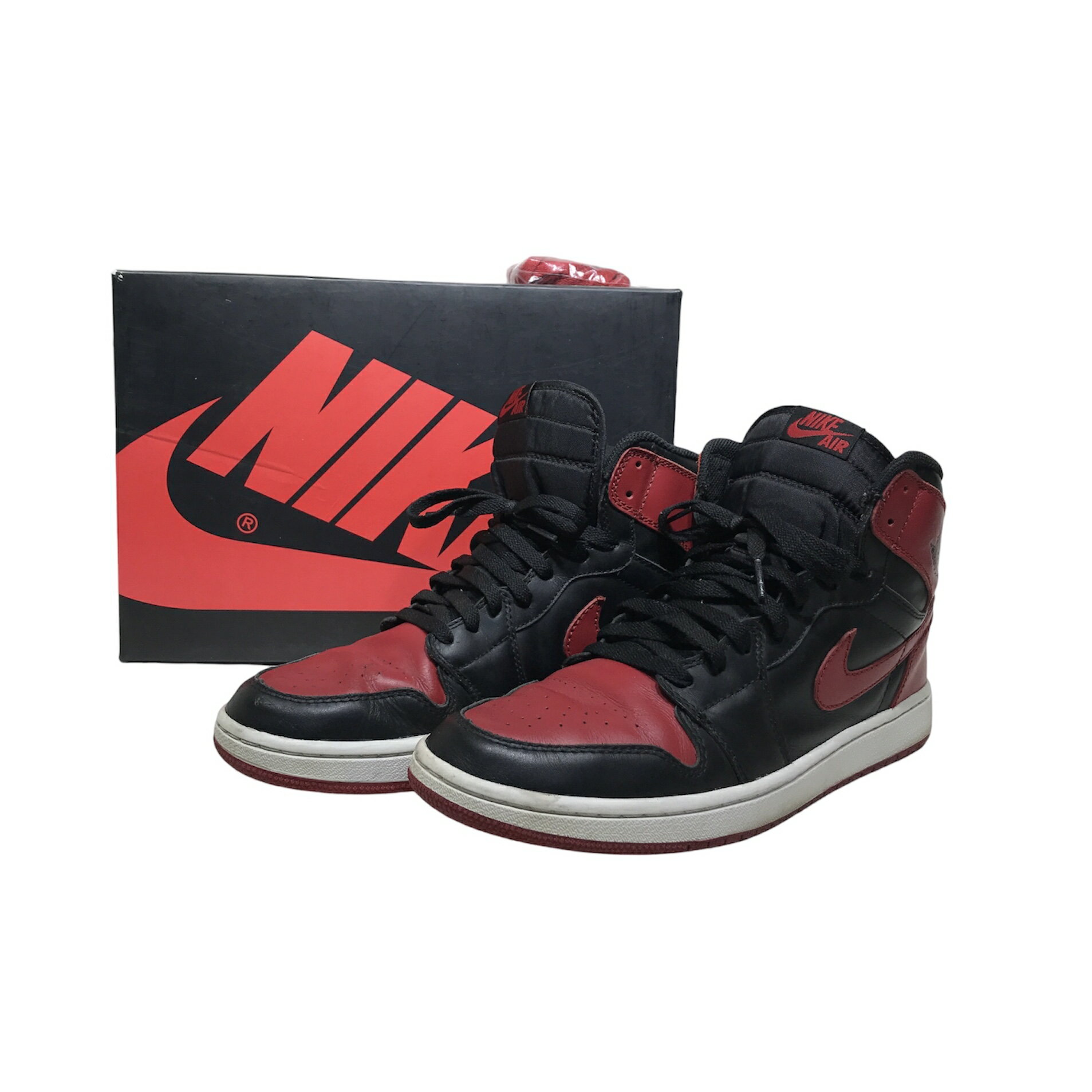 【併売】【中古】 【メンズ】 Nike ナイキ Air Jordan 1 Retro High OG Bred 2013 エアジョーダン1 レトロハイ 桜木花道着用モデル 28.5cm