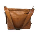【中古】 【メンズ】 SLOW スロウ ショルダーバッグ レザー キャメル