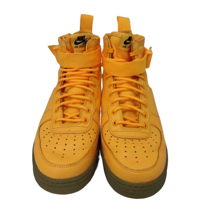 【併売品】【中古】【メンズ】NIKE SF Air Force 1 Mid OBJ ナイキ エアフォースワン バスケットシューズ バッシュ オレンジ 26.5cm 箱なし