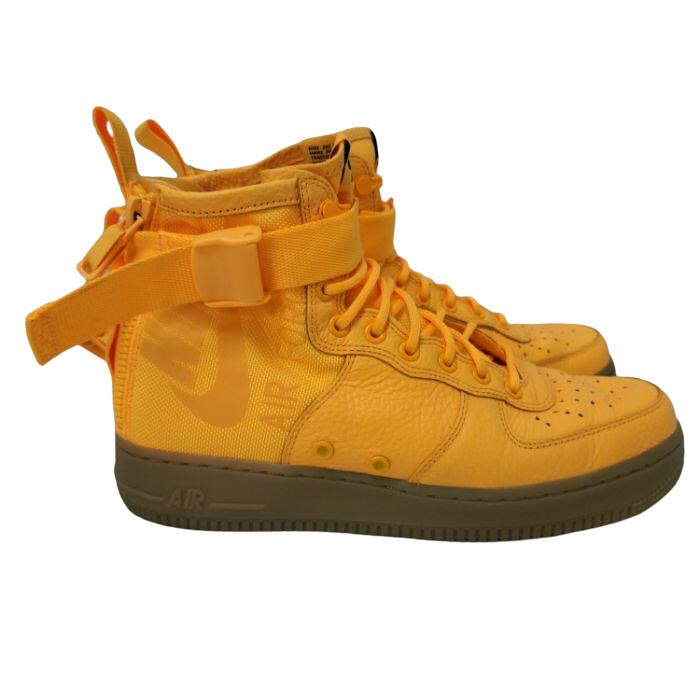 【併売品】【中古】【メンズ】NIKE SF Air Force 1 Mid OBJ ナイキ エアフォースワン バスケットシューズ バッシュ オレンジ 26.5cm 箱なし