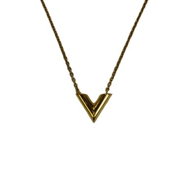 【併売品】【中古】【レディース】 LOUIS VUITTON ルイヴィトン ネックレス・エセンシャル V ゴールド M61083