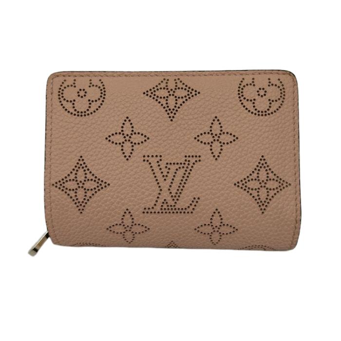 【併売】【中古】【レディース】LOUIS VUITTON ルイヴィトン 二つ折り財布 ポルトフォイユ・クレア マグノリア（ピンク） マヒナ・レザー M80629