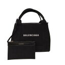 【併売】【中古】 【レディース】 BALENCIAGA バレンシアガ CABAS カバス トートバッグ ロゴ ポーチ付き 2wayバッグ 390346 ブラック