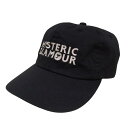 【併売】【中古】【メンズ】Hysteric Glamour ヒステリックグラマー 刺繍キャップ ベースボールキャップ 01173QH02 ブラック FREE