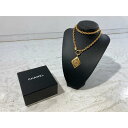 【併売】【中古】CHANEL シャネル ヴィンテージ 菱形 ココマーク ネックレス ゴールド レディース