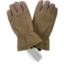 【中古】Carhartt W.I.P カーハート ダブリューアイピー FONDA GLOVES レザー グローブ 手袋 I030900-23F ブラウン S-M