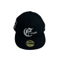 【中古】【メンズ】NEWERA ニューエラ NEWERA×EXAMPLE ニューエラ×エグザンプル B.B CAP RN11493 CA40289 ブラック 7 3/8(58.7cm)