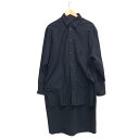 【中古】【メンズ】YOHJI YAMAMOTO POUR HOMME PRODUCE ヨウジヤマモト プロデュース STAFF SHIRT スタッフシャツ ロング 長袖シャツ HD-B99-999-1A ブラック 3L相当