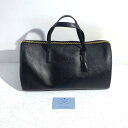 【中古】【ユニセックス】PRADA プラダ OLD Saffiano Boston BAG オールド サフィアーノ ボストンバッグ ブラック