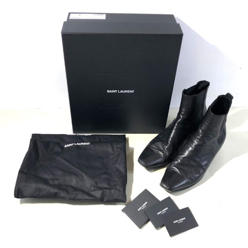 【中古】【メンズ】SAINT LAURENT PARIS サンローラン サイドゴアブーツ サイドゴアブーツ wa602465 ブラック 43