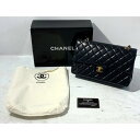 【中古】 【併売】CHANEL シャネル マトラッセ ラムスキン レザー ターンロック ハンドバッグ チェーンハンドル ダブルフラップ A2200 ブラック レディース(4)