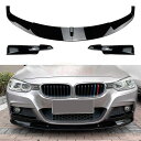 【全品P10倍x1/24-1/28】BMW 3シリーズ F30 F31 M-Tech 320i 2013-2019 フロントスポイラー フロントリップスポイラー 分割式 エアロパーツ 車 ドレスアップ カー用品 JCSM 外装