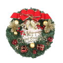 【SALE&P10倍★12/4-12/11】クリスマスリース プレゼント ギフト 玄関 リース おしゃれ 造花 ナチュラルテイスト・アートフラワーリース 御祝 ...