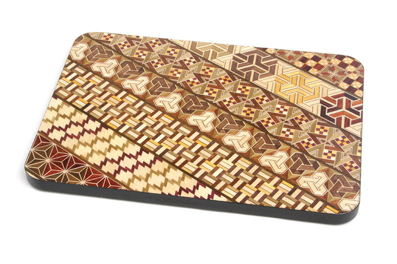 箱根寄木細工マウスパッド（中）