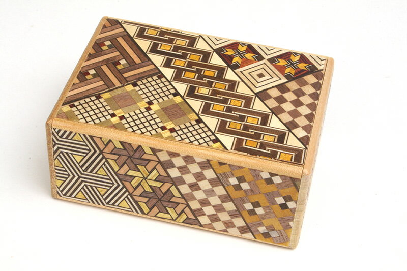 寄木細工 秘密箱12回仕掛け japanese puzzle box 12steps