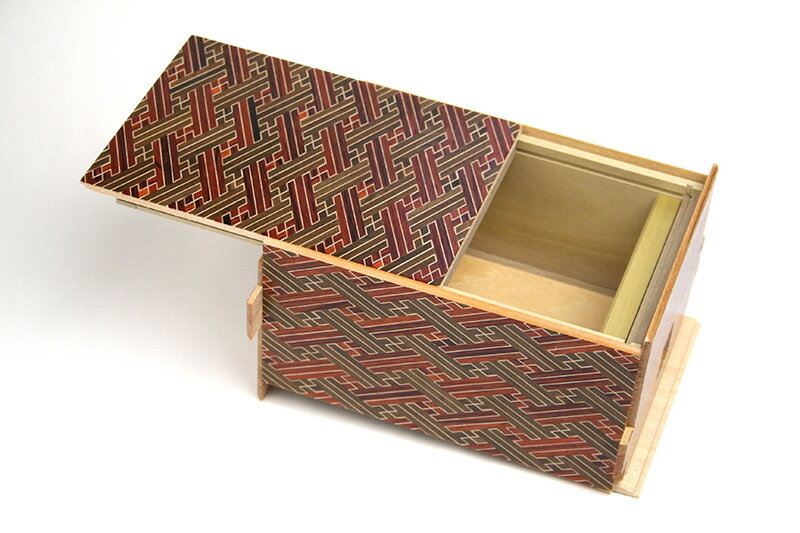 秘密箱28回仕掛け　6寸　桂神代