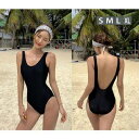 水着 ワンピース セクシー バックオープンハイレグワンピース セクシー 背中開き 背中見せ Uカット スリム ブラック 体型カバ