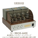 UESUGI U・BROS-660S 真空管式インテグレーテッドアンプ(シルバニア社製 6L6GAY 出力管仕様 12W+12W)