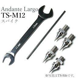 Andante Largo TS-M12 ネジ径12mm 首下長め スパイク Through Hole Spike 4個/1セット